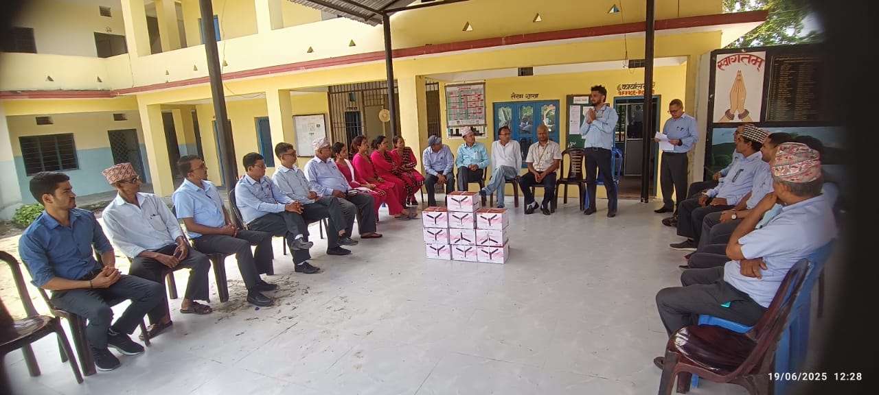 Support of the 32 units of the Ceiling Fans to three Community Schools of Kankai Municipality and Shivesatakshi Municipality